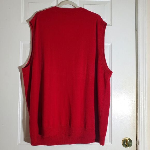 Hart Schaffner Marx Big & Tall Merino Wool Sweater Vest - Picture 8 of 10
